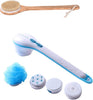 5-in-1 electric body shower brush – full-body cleansing and exfoliating tool with interchangeable heads for smooth, radiant skin in UAE