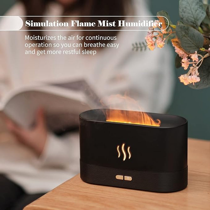 Compact mist humidifier for air moisture balance, dry skin relief, and better sleep
