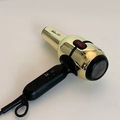 DSP hair dryer with powerful airflow and ionic technology for fast, frizz-free drying