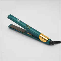 Dryer and iron duo for quick hair drying and straightening in one tool