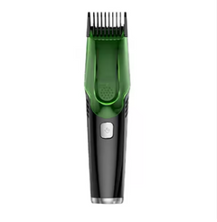 Hair clipper with built-in vacuum for mess-free haircutting and beard trimming at home