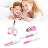5-piece baby nail clipper set for UAE parents – safe, rounded-edge nail trimmers for infants and toddlers with anti-slip design