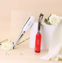 Flat iron hair straightener with adjustable heat settings – sleek ceramic flat iron for smooth, shiny hair with less heat damage