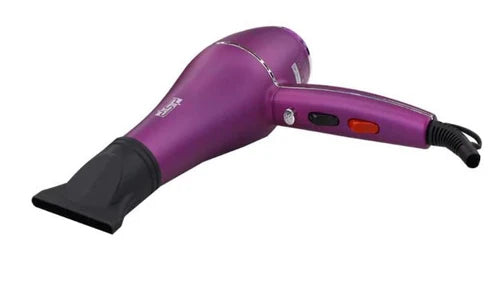 Frizz-Free Hair Dryer with ionic technology and multiple heat settings for smooth, shiny hair and long-lasting frizz control