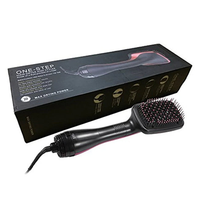 One-step hair dryer and styler for fast drying, volumizing, and smooth styling in one tool