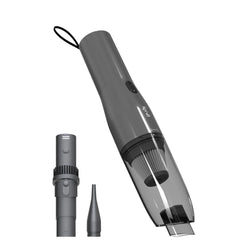 3-in-1 handheld vacuum, air duster, and Brigii cordless mini vacuum with USB rechargeable design, 3 crevice nozzles, and lightweight 1lb body – model M1