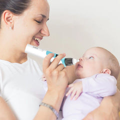 Electric nasal aspirator for babies – gentle and hygienic household nose cleaner designed for safe and effective mucus removal