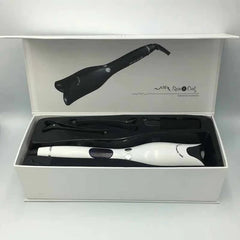 Rotating ceramic hair curler for smooth, frizz-free curls with advanced heat technology