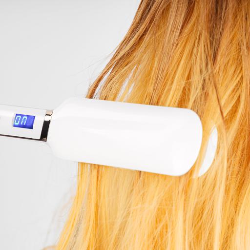 Wide Plate Hair Straightener with ceramic-coated plates and adjustable heat settings for fast, smooth, and frizz-free styling of thick or long hair