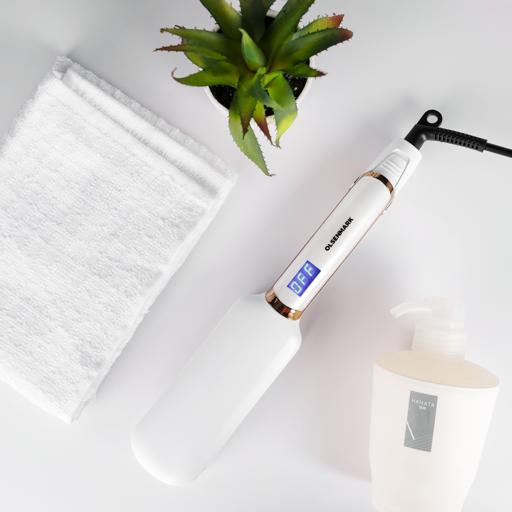 Wide Plate Hair Straightener with ceramic-coated plates and adjustable heat settings for fast, smooth, and frizz-free styling of thick or long hair
